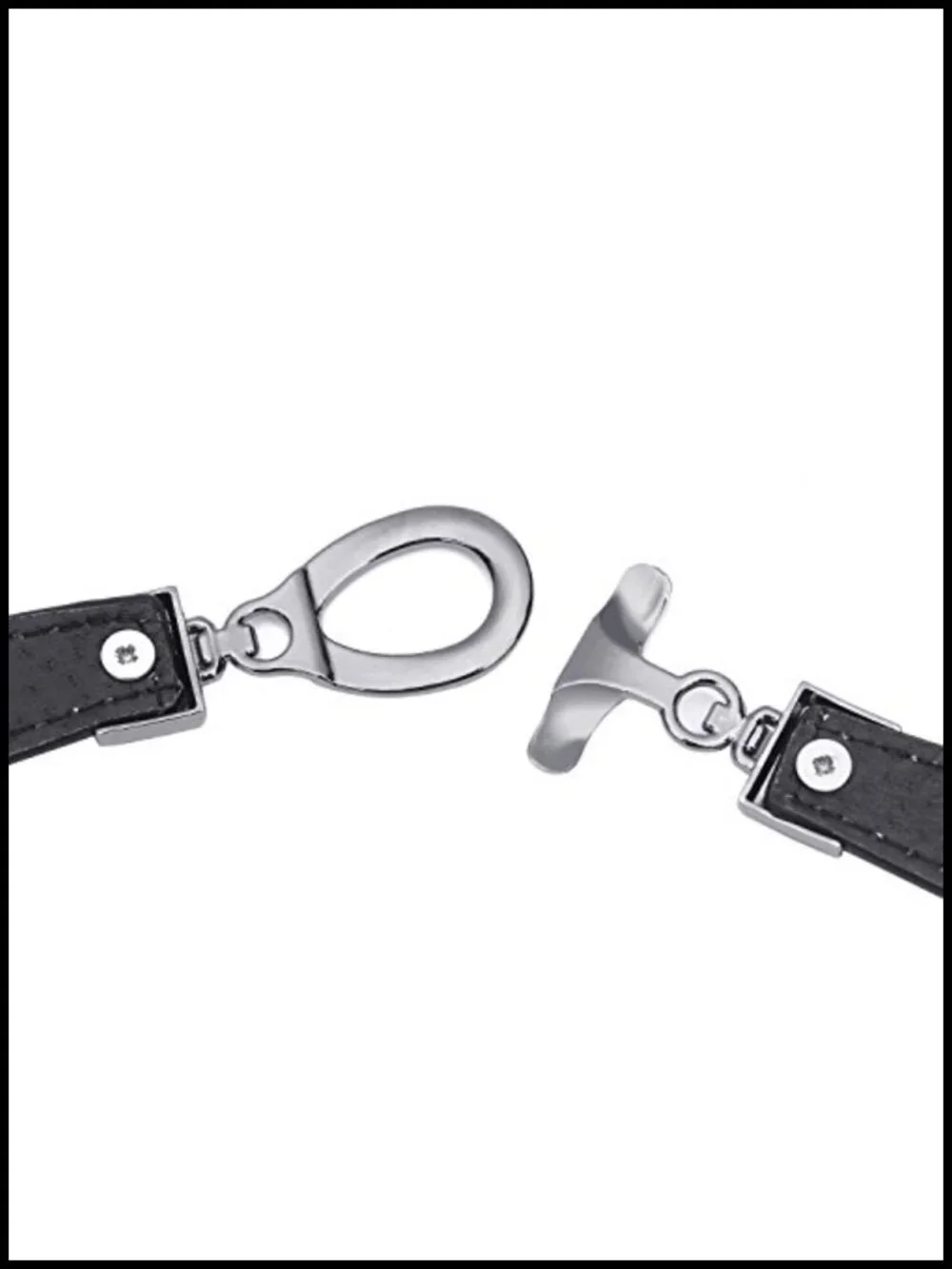 Faux Leather Skinny Elastic Waist Belt Stretch Cinch Thin Belt 0.8